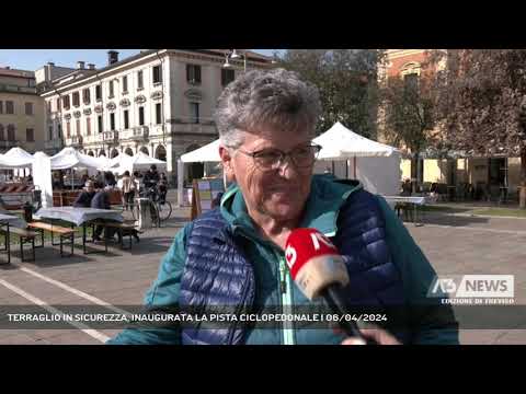 TERRAGLIO IN SICUREZZA, INAUGURATA LA PISTA CICLOPEDONALE | 06/04/2024