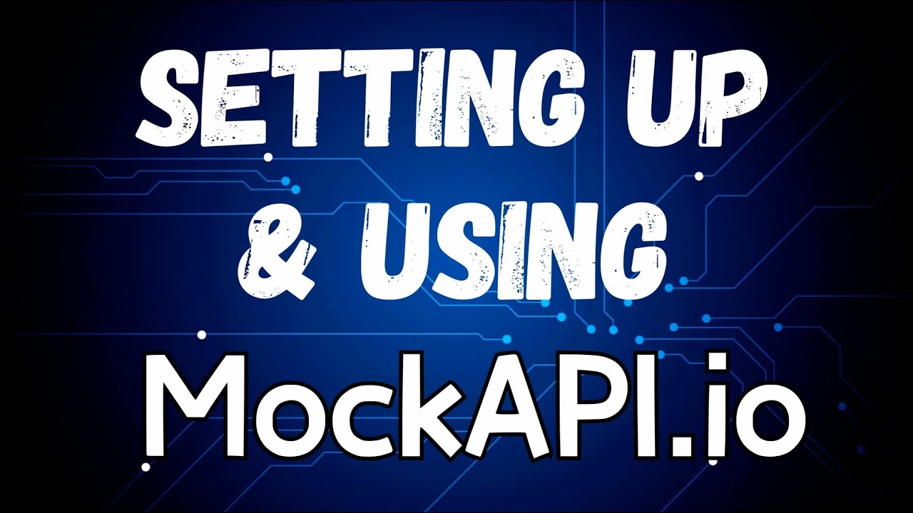 Setting Up Mock API in a JavaScript Application - YouTube