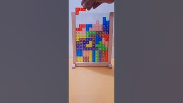 asmr Tetris game#shorts(satisfying video)💚💙💚💙💚💙🎵🎵🎵