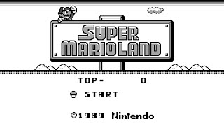 Super Mario Land - Gameboy - Full Playthrough