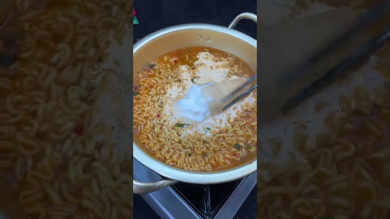 Would you try RAMEN with McDonald’s ICE CREAM?🍦