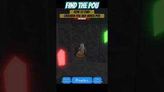 How to Find CAVEMAN POU and MINER POU in Find The Pous #roblox #findthepou #cavemanpou #minerpou screenshot 1