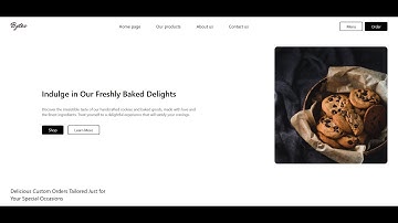 🔥Build a Modern Bakery Website "Bytes" Using React & Tailwind CSS | Full Tutorial