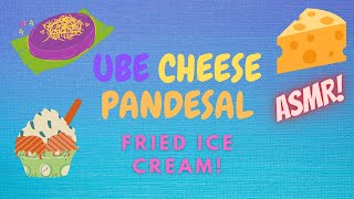 UBE CHEESE PANDESAL ICE CREAM ROLLS | ASMR