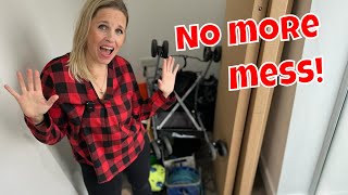 🏡✨ Porch Makeover: Transforming Chaos into Chic with IKEA's BRIMNES Wardrobe! 🛠️🔨 by Georgina Bisby DIY 670 views 1 year ago 5 minutes, 48 seconds