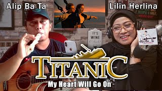 Alip Ba Ta feat Lilin Herlina - My Heart Will Go On - collaboration singing guitar 