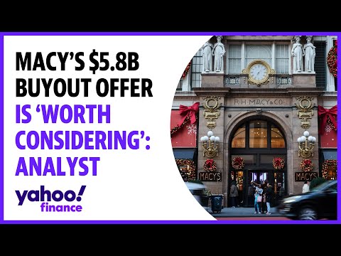 Macy's $5. 8b buyout offer is 'worth considering': analyst