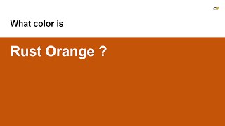 Exclusive Rust Orange color #c45508 hex color - Orange color - Cool color c45508 Details