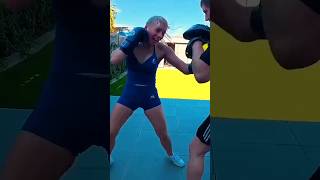 "you think girls can't hit" #boxing #motivation #training #shorts