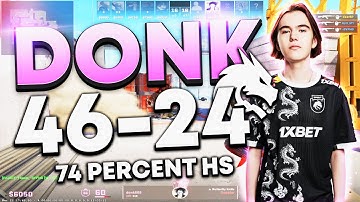 donk INSANE 46 KILL Game on Vertigo! | CS2 POV/DEMO