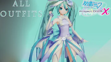 Hatsune Miku: Project Diva X - All "Miku" Outfit Modules [English, Full 1080p HD]