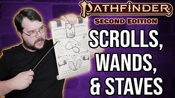 Scrolls, Wands, and Staves in Pathfinder 2e for Magic Casters