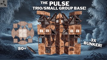 THE PULSE•2X2 SHELL BUNKER BASE•TRIO/SMALL GROUP•OPENCORE•HIDDEN LOOT•STRONG & TANKY•RUSTBASE 2025