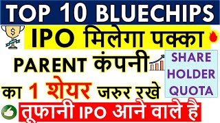 10 PARENT COMPANY FOR IPO SHAREHOLDER QUOTA  TOP 10 BLUECHIP COMPANIES TO INVEST• UPCOMING IPO 2022