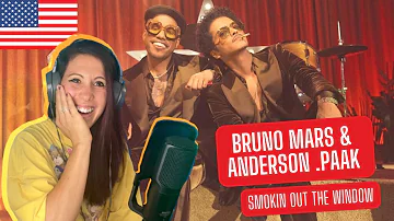 Bruno Mars & Anderson .Paak - Smokin Out The Window #REACTION #brunomars #andersonpaak #silksonic