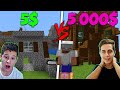 CASA de 5$ vs CASA de 5.000$ ! - Minecraft cu Robert