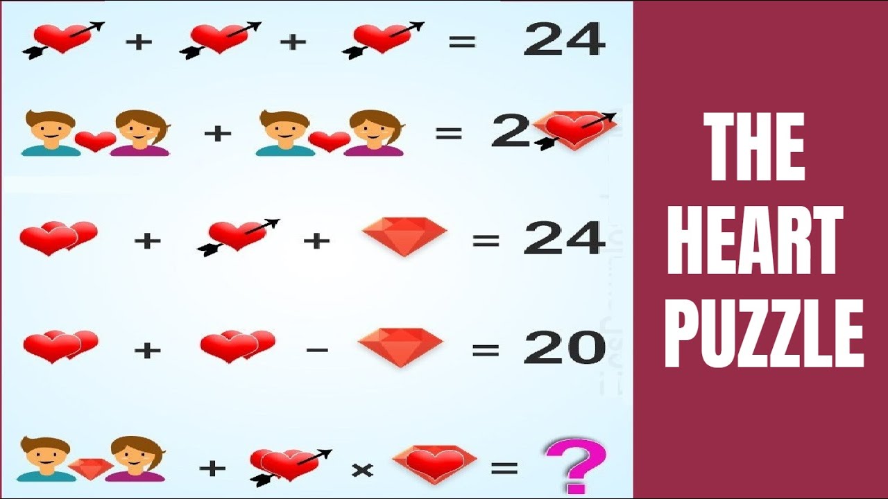 The Heart Puzzle - Only for Genius - YouTube