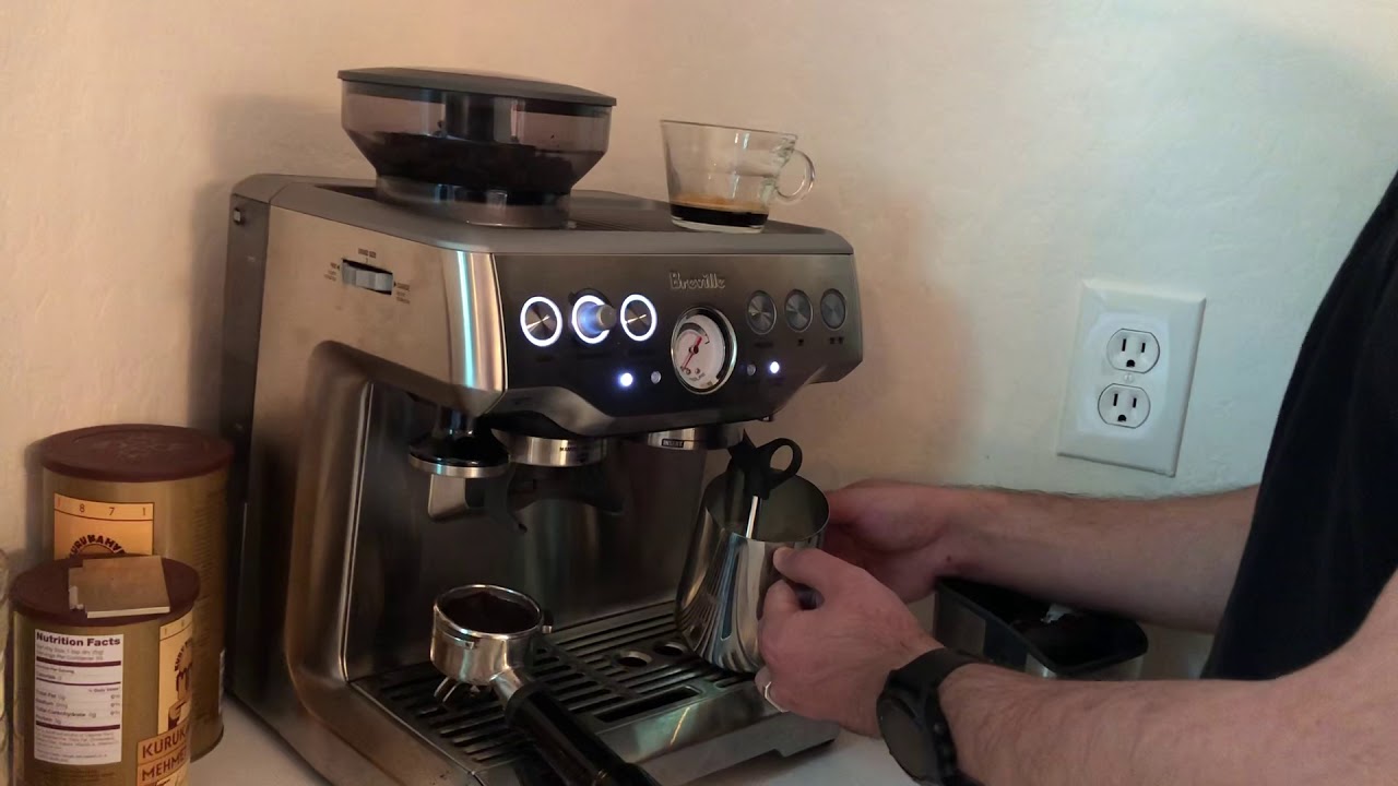 Breville barista express espresso machine review - YouTube