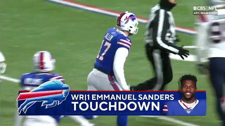 Josh Allen showcases his flamethrower with Emmanue...