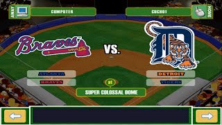 Backyard Baseball 2001 | Season 2022 | World Series Game 1 | BRAVES VS TIGERS