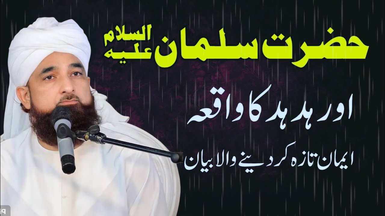 Hazrat Suleman (A.S.) Aur Hud Hud Ka Waqia | By Hazrat Molana Saqib Raza Mustafai | DEEN TRT