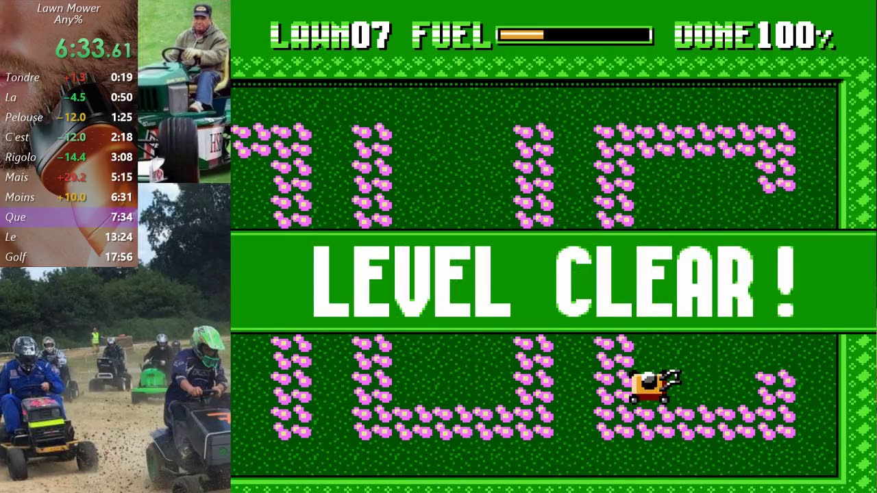 Lawn Mower (any%) - 11:53