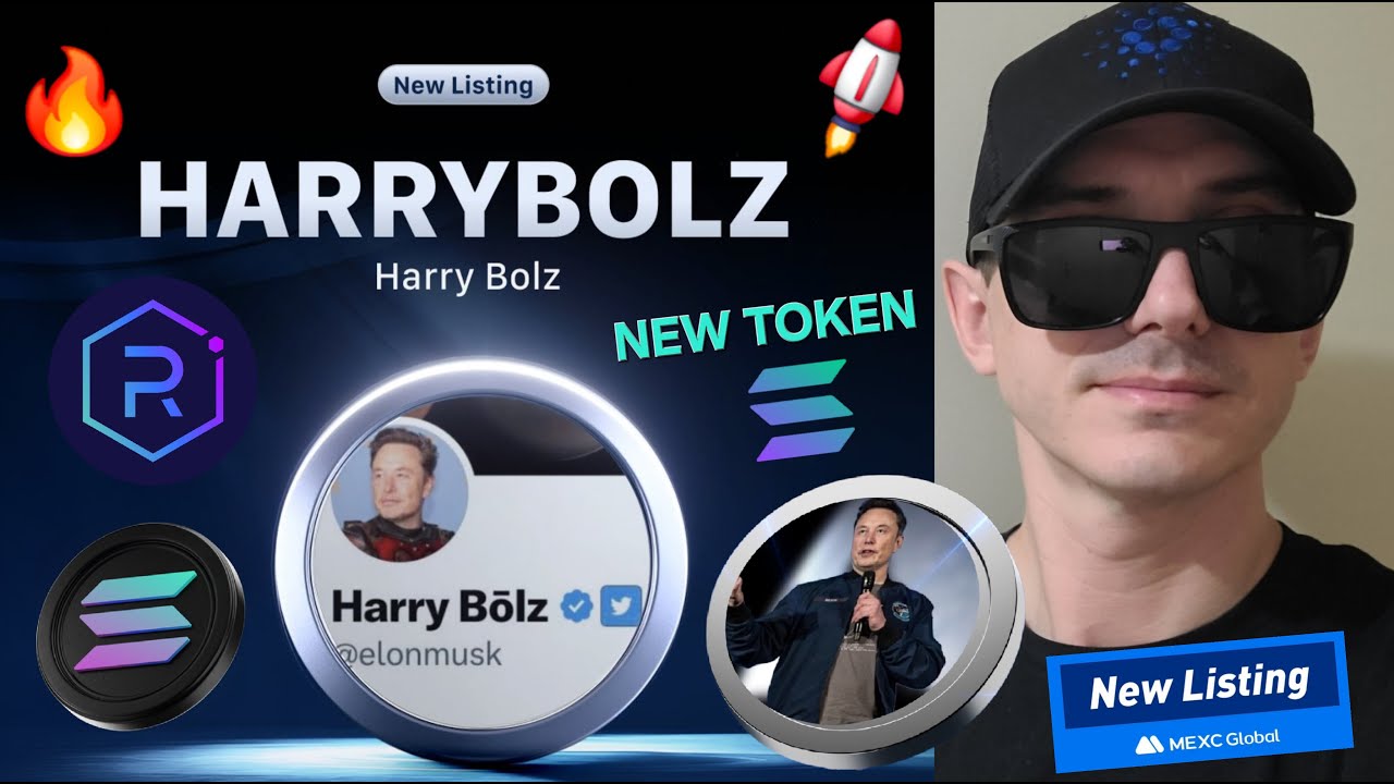 $HARRYBOLZ - HARRY BOLZ TOKEN CRYPTO COIN HOW TO BUY HARRYBOLZ ELON MUSK  MEMECOIN MEXC SOLANA Bōlz X