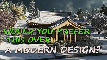 Japan traditional pavilion inspiration | 3d cinematic animation