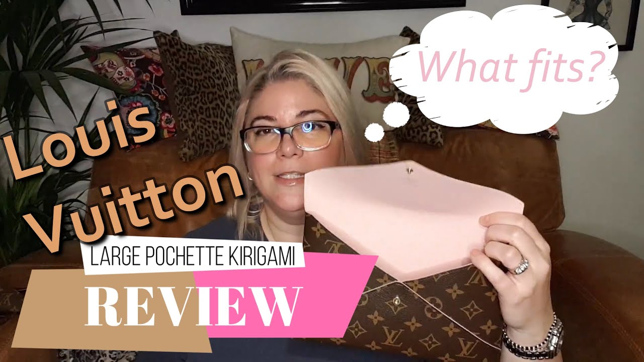 Louis Vuitton Pochette Kirigami LARGE pouch review - YouTube