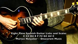 How to Play Guitar - Eight Tone Spanish Guitar Licks and Scales - Marcus Nalgaber