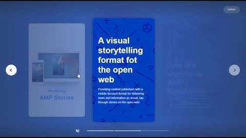 Create Google Amp Stories Just Like Instagram & Facebook | Only HTML & CSS