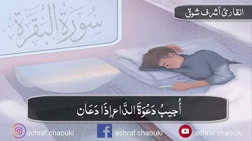 ( وَإِذَا سَأَلَكَ عِبَادِي عَنِّي فَإِنِّي قَرِيبٌ ) -  القارئ أشرف شوقي -  من سورة البقرة