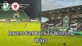 ROVERS GET BACK TO WINNING WAYS.SHAMROCK ROVERS 3-0 SLIGO ROVERS