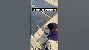 What is your best alternative to mc4 when connecting solar panels? #mc4 #solarpanels #solarpv