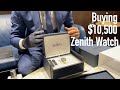 Buying a $10,500 Zenith Chronomaster revival POKER CHIP @ The Dubai Mall boutique