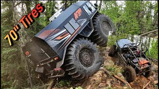 Argo VS Jeep Rock Crawl, Scouting New Area