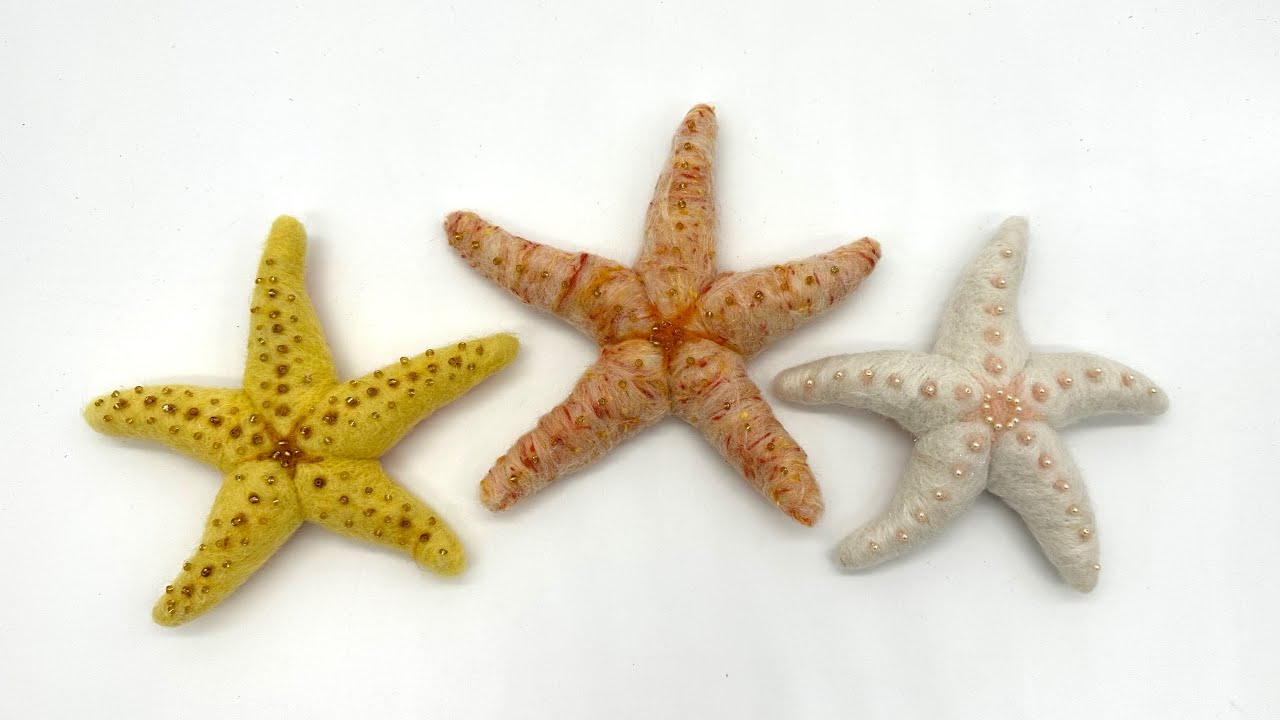 Needle Felt Starfish Tutorial YouTube