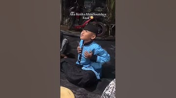 TERLALU MENGHAYATI ALUNAN SHOLAWATNYA BOCIL BERBAKAT#fypyoutube#reels #hadroh
