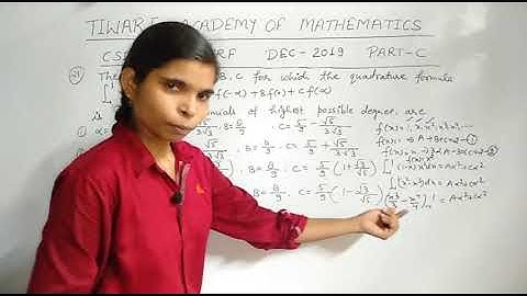 #Q 21 CSIR NET/JRF mathematical sciences DEC-2019.