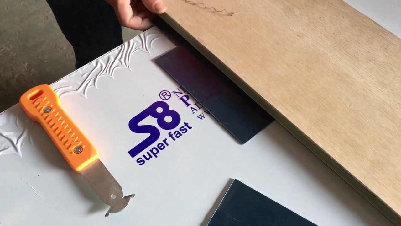 Dao cắt Acrylic, laminate, mica, alu... - youtube