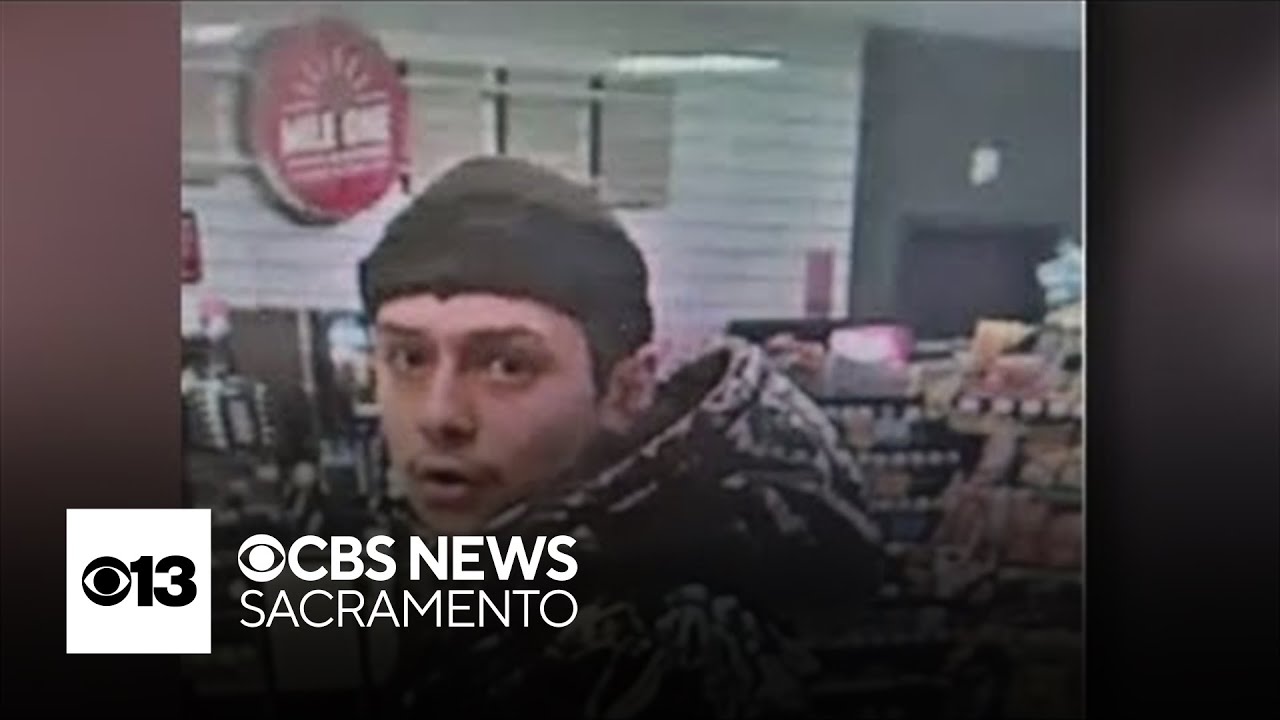Search underway for Tracy gas station robbery suspect - YouTube