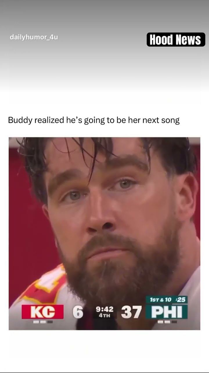 Rough night for Travis Kelce #hoodnews #traviskelce #chiefs #trending #viralvideo #NFL #sports #loss