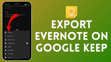 How to Export Evernote to Google Keep | Transfer Notes Between Platforms 2024
