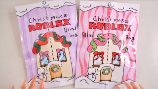 Paper diy☃️| 로블록스 산리오 크리스마스 블라인드백 2🎄 Roblox sanrio christmas blind bag 2! | 종이놀이 asmr tutorial🎅