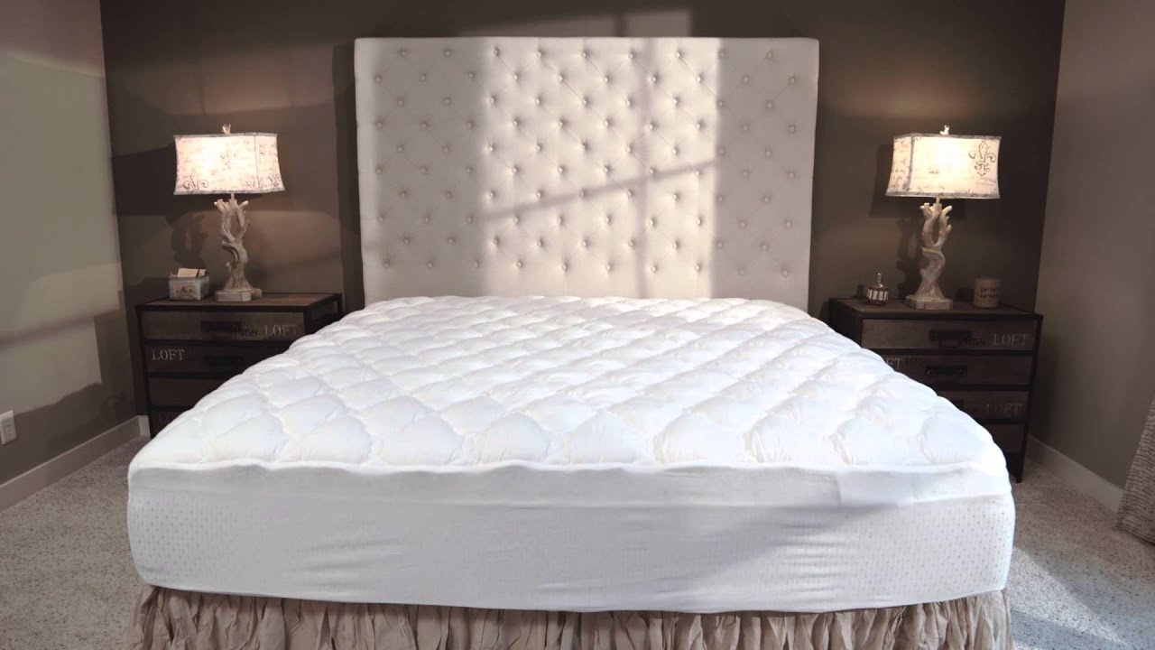 Extra Plush Mattress Pad with Moisture Barrier YouTube