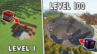 I Tested Minecraft TNTs from LEVEL 1 to LEVEL 100 😱 | Minecraft Hindi screenshot 5