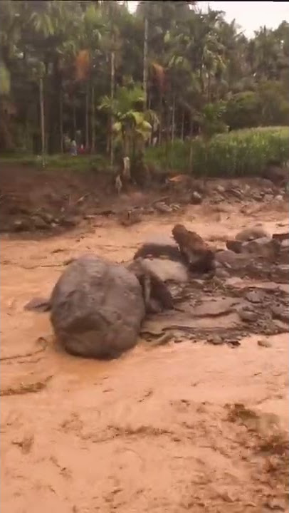 Bancano di nagari kito Pasaman, galodo melanda setelah bencana gempa dan tanah longsor