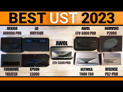 Best Ultra Short Throw Projectors 2023 (UST) || AWOL LTV-3500 Pro, Epson LS800, Nexigo Aurora Pro