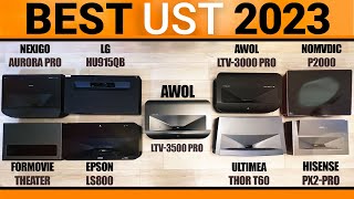 Best Ultra Short Throw Projectors 2023 (UST) || AWOL LTV3500 Pro, Nexigo Aurora Pro, Epson LS800