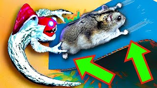 🐹🔥 EVIL Hamster Maze with Traps 😱[OBSTACLE COURSE]😱